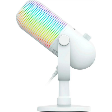 Micrófono Razer Seiren V3 Chroma – RGB, Calidad Profesional – Blanco