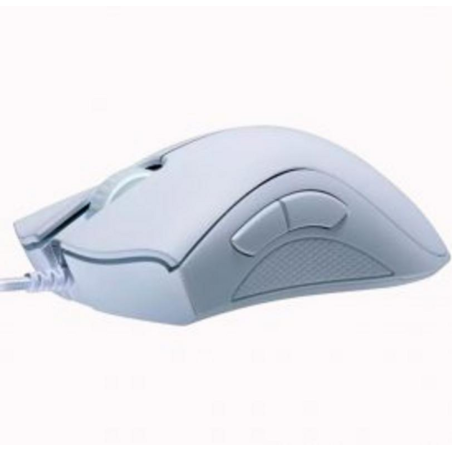 Mouse Gamer Razer DeathAdder Essential White Edition – Ergonómico, Precisión Gaming – Blanco