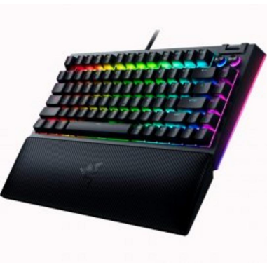 Teclado Gamer Razer BlackWidow V4 75% Phantom Green Edition – Mecánico, RGB, Diseño Translúcido
