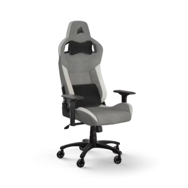 Silla Gamer Corsair T3 Rush - Gris/Blanca