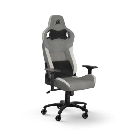 Silla Gamer Corsair T3 Rush - Gris/Blanca