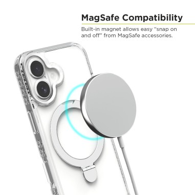 Case Iphone 17 Kik Slim Shell Plus MGF Silver