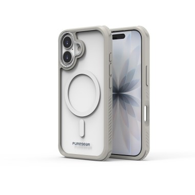 Case Iphone 17 Dualtek Magsafe Clr/Gray