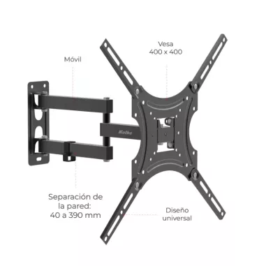 Soporte P/TV 17" A 55" Kolke