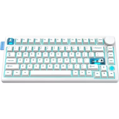 Teclado Onikuma MT706 75% RGB Inalambrico - Blanco