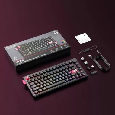 Teclado Gamer Onikuma MT706 BT Inalámbrico - Black (Inglés)