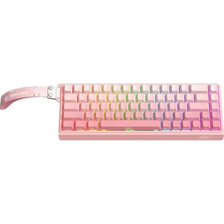 Teclado Onikuma G69 60% RGB Inalambrico - Rosa