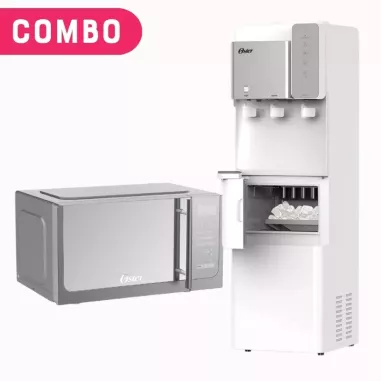 Combo Oster Bebedero Con Fabricadora De Hielo + Microondas 30L