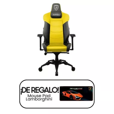 Silla Gamer Lamborghini Veneno LB-GC - Amarillo/Negro