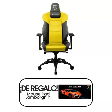 Silla Gamer Lamborghini Veneno LB-GC - Amarillo/Negro