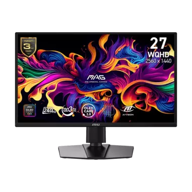 Monitor Gamer MSI MAG 272QP QD-OLED X24 26.5" WQHD – 240Hz, 0.03ms, QD-OLED, HDR