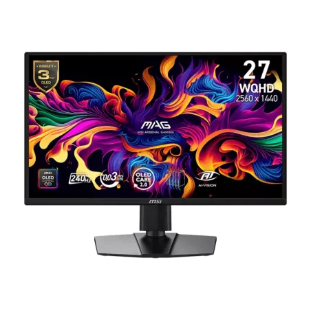 Monitor Gamer MSI MAG 272QP QD-OLED X24 26.5" WQHD – 240Hz, 0.03ms, QD-OLED, HDR
