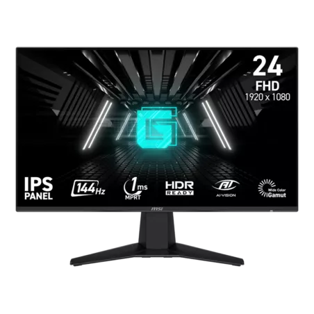 Monitor Gamer MSI G242L E14 23.8" FHD – 144Hz, 1ms, IPS, FreeSync