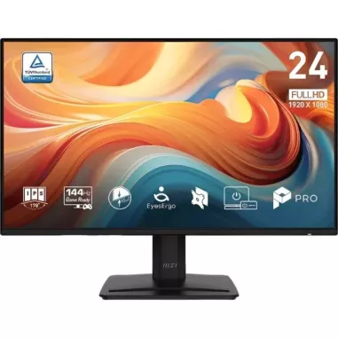 Monitor MSI PRO MP242 E14A 23.8" FHD – 144Hz, 1ms, IPS, HDMI, DisplayPort, VGA