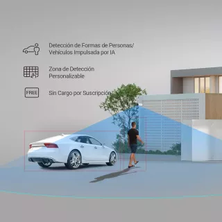Cámara EZVIZ H5 PoE – 2K, Exterior, PoE, Visión Nocturna, Detección de Personas y Vehículos 2