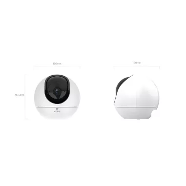 Cámara EZVIZ H6 – 3K, 360°, Visión Nocturna a Color, IA, Seguimiento Automático y Audio