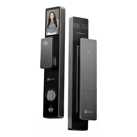 Cerradura Inteligente EZVIZ DL50FVS – Reconocimiento Facial 3D, Huella, WiFi, Bluetooth y Cámara
