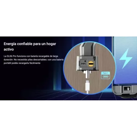 Cerradura Inteligente EZVIZ DL06 – Huella Digital, Contraseña, Tarjeta, WiFi y Bluetooth