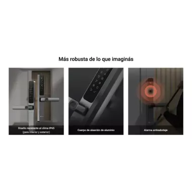 Cerradura Inteligente EZVIZ DL06 – Huella Digital, Contraseña, Tarjeta, WiFi y Bluetooth