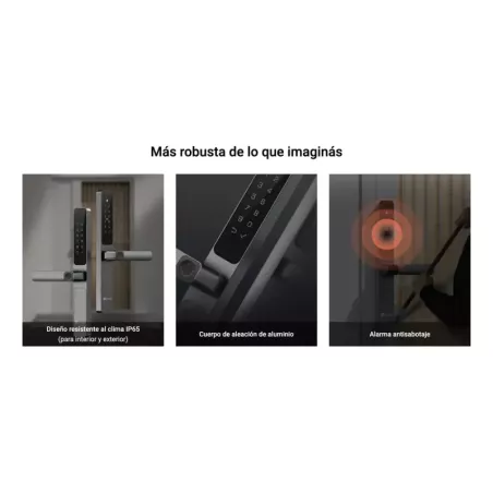 Cerradura Inteligente EZVIZ DL06 – Huella Digital, Contraseña, Tarjeta, WiFi y Bluetooth
