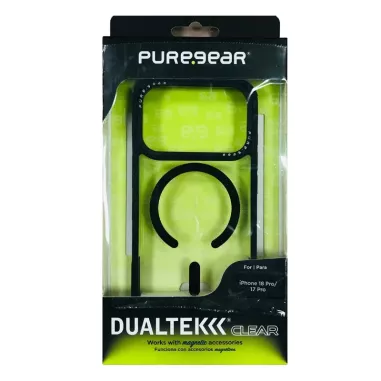 Case iPhone 18 Pro Dualtek Magsafe CLR/BLK