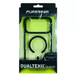 Case iPhone 18 Pro Max Dualtek CLR Magsafe CLR/BLK 2