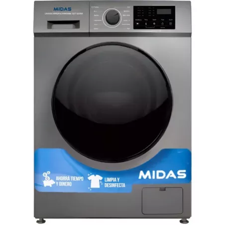 Lavasecarropas Midas 10/7KG Panambi Silver