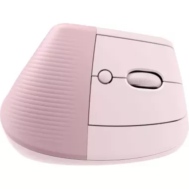 Mouse Logitech Lift Vertical - Ergonómico, Inalámbrico - Rosa