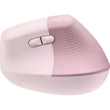 Mouse Logitech Lift Vertical - Ergonómico, Inalámbrico - Rosa