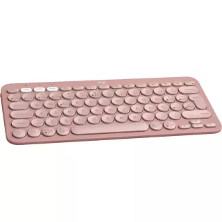 Teclado Logitech K380S Bluetooth - Rosa 2