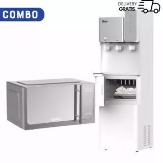 Combo Oster Bebedero Con Fabricadora De Hielo + Microondas 30L