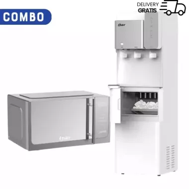 Combo Oster Bebedero Con Fabricadora De Hielo + Microondas 30L