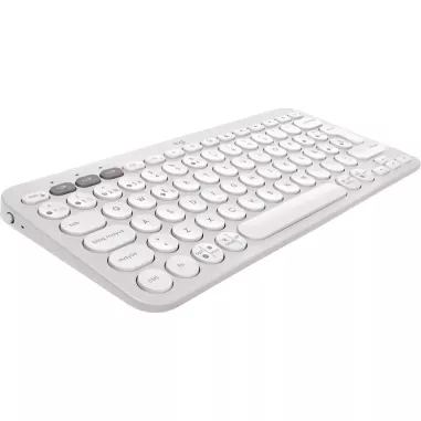 Teclado Logitech Pebble Keys 2 K380S Wireless - Blanco