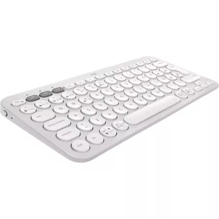 Teclado Logitech Pebble Keys 2 K380S Wireless - Blanco