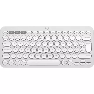 Teclado Logitech Pebble Keys 2 K380S Wireless - Blanco