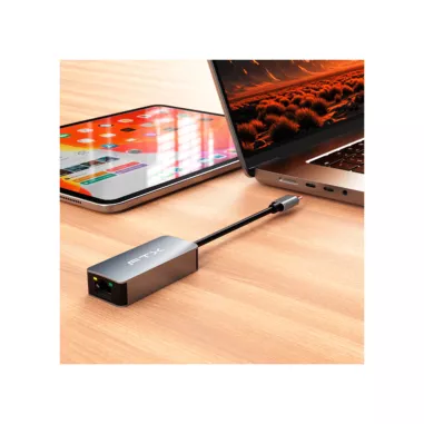 Adaptador FTX USB-C a RJ45 2.5Gbps - Gris