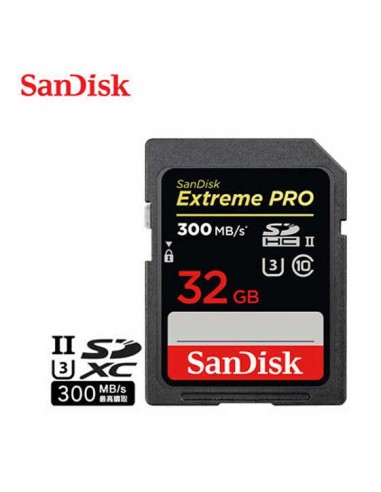 Memoria Sandisk Extreme PRO 32GB 300-260 MB. Tienda Oficial