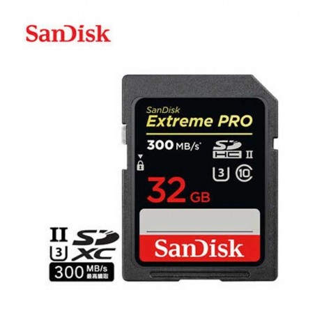 Memoria Sandisk Extreme PRO 32GB 300-260 MB. Tienda Oficial