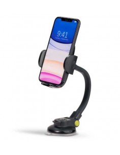 Soporte de silicona flexible con ventosa para teléfono móvil de 3 a 6  pulgadas, color rosa 2019.