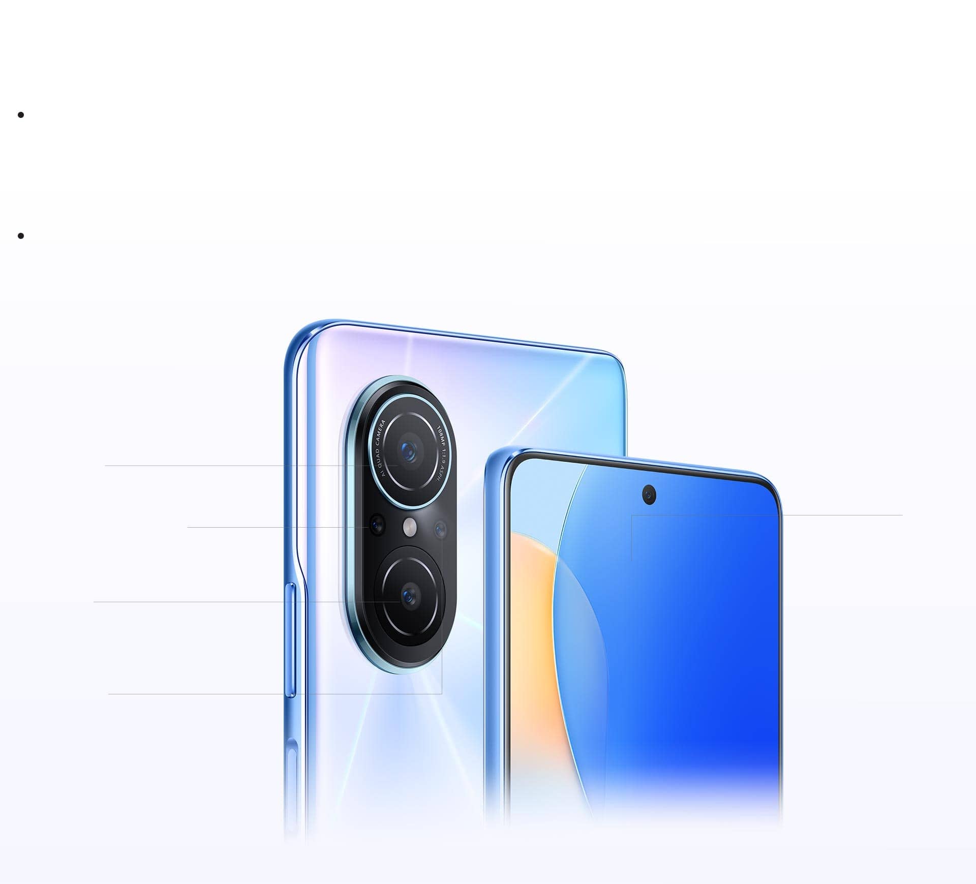 HUAWEI nova 9 SE + Sistema de cámara de alta resolución