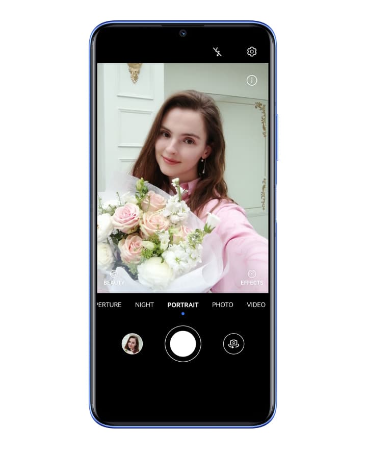 HUAWEI nova Y70 + Cámara para selfies de 8 MP