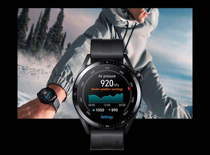 HUAWEI WATCH GT 3 + Barómetro de altitud incorporado