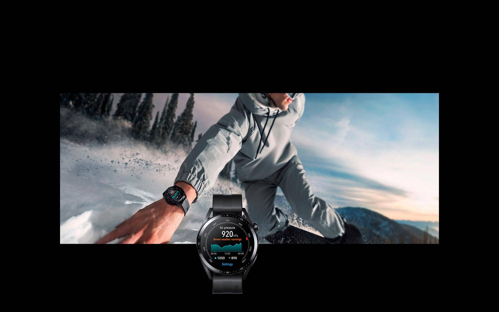 HUAWEI WATCH GT 3 + Barómetro de altitud incorporado