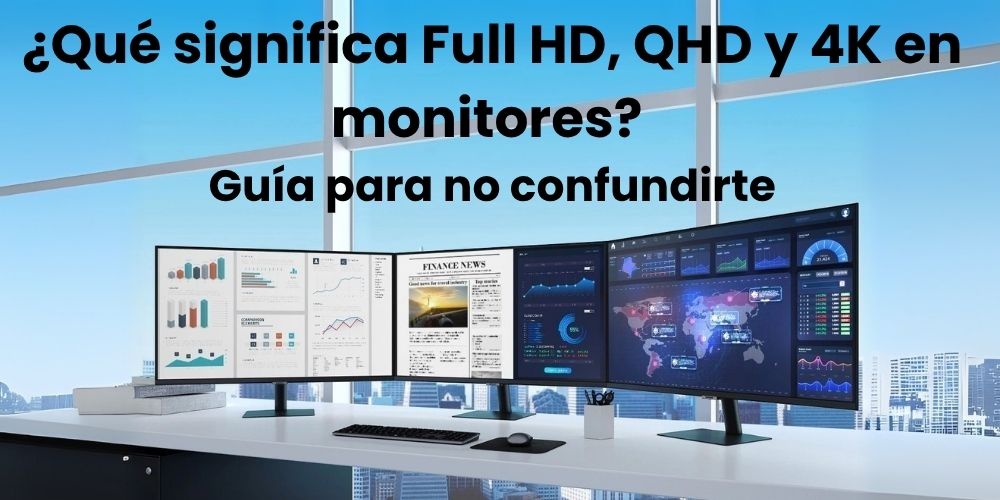 ¿Qué significa Full HD, QHD y 4K en monitores? Guía para no confundirte ...