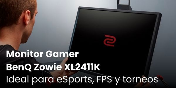 Monitor gamer BenQ Zowie XL2411K 144 Hz: ideal para eSports, FPS y torneos