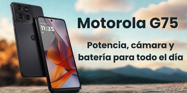 Motorola G75 8GB + 256GB: potencia, cámara y batería para todo el día