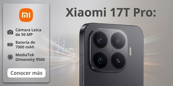 Xiaomi 17T Pro: características, cámara Leica, batería de 7000 mAh y mucho más.